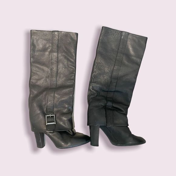 Zara Shoes - Zara Leather Boots Black size 37 (7)